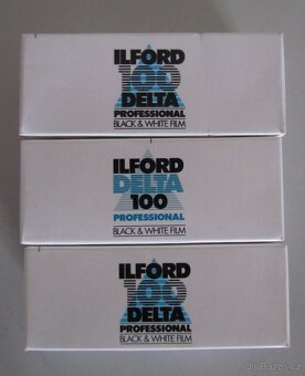 Ilford Delta 100 svitkové čb negativ filmy 6 ks po exp - 2