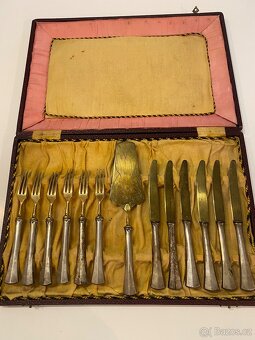 Starožitné stříbrné příbory - 2