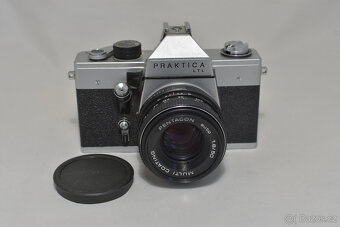 PRAKTICA LTL + PENTACON 50/1,8 MC + PŘÍSLUŠENSTVÍ. - 2