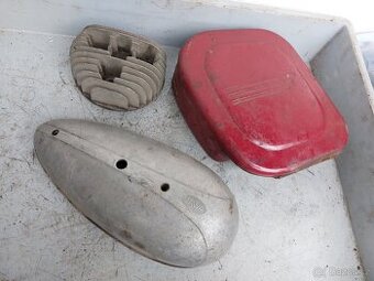 Jawa 350 viko, hlava a baterkovy kastlik - 2