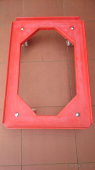 Plastový vozík na přepravky ( 40 x 60 cm ) - 2