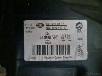 Levý přední světlomet Fabia 2 Monte Carlo - 2