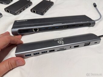 Dokovaci stanice USB-C, ruzne druhy. - 2