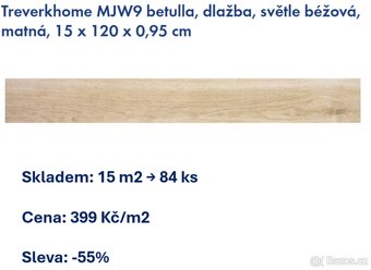 TOP italská dlažba Marazzi Treverkhome Betulla Naturale - 2