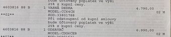Varná deska Candy - 2
