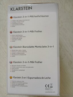 Napěňovač mléka Klarstein -Biancolatte Nero - 2
