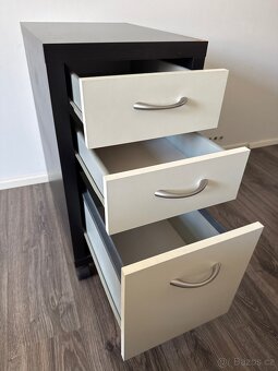 Skříňka IKEA, 3 šupliky, 37x70x50 Cm - 2