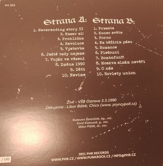 Šanov 1 - Live 1990 (LP) limitka - 2