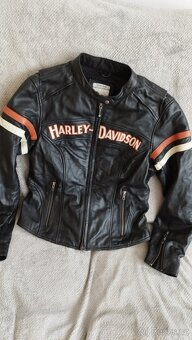 Harley Davidson Miss Enthusiast kožená bunda vel.M - 2