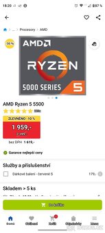 AMD ryzen 5500 - 2
