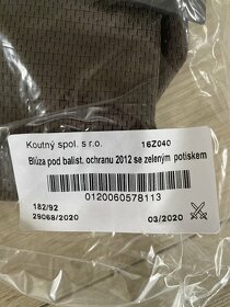 Blůza pod balistiku UBAX. 182/92 - 2