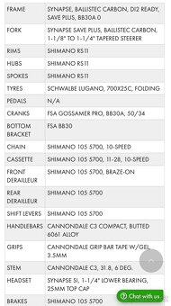 Cannondale Synapse 105 vel. 58 - 2