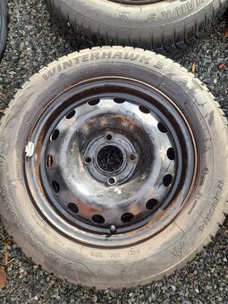 4x 14" obutá zimni kola na Citroën nebo Peugeot. - 2