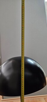Černá lampa hříbek   vhodná např. do obývacího pokoje - 2