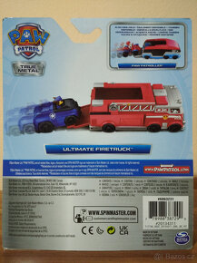 Paw Patrol hasičský vůz die-cast s autíčkem - 2
