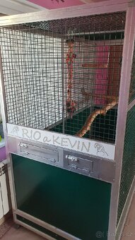 HLINÍKOVA KLEC PRO PAPOUŠKY - 2