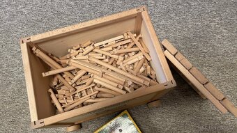 WALACHIA Dřevěná stavebnice VARIO BOX 450 dílů (Vario+XL+For - 2