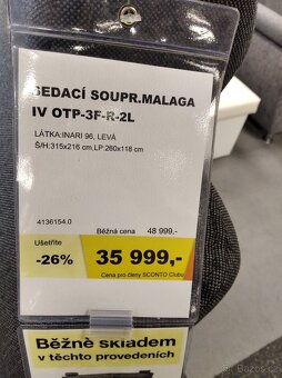 Sedací souprava rohová rozkládací U - 2