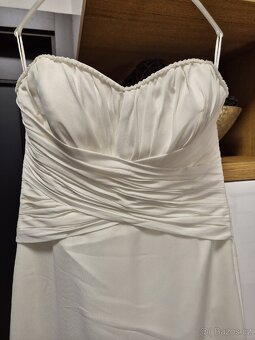 Svatební šaty, Silhouette vel. S - M - 2