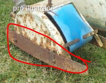 Vodící plechy plečka - 2