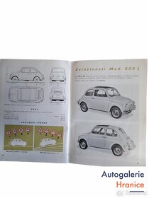 Návod k obsluze Fiat 500, 500 L 1970 - 2