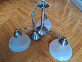 Dvě nástropní lampy - 3 a 5 ramen - 2