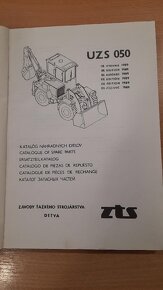UZS-050 - Katalóg náhradných dielov (1989) + původní ceník - 2