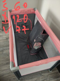 Detská skládací cestovní postýlka zn. Baby mix - 2