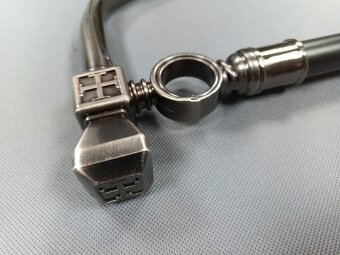 Vycházková hůl se skrytou čepelí, kladívkema hákem - 2