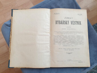 Zemský Rybářský Věstník - 1899 - 1900, rarita - 2