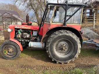 Zetor super 50 s spz a platnou Stk - 2