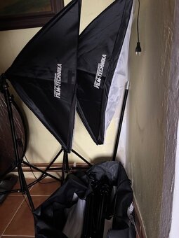 Foto video studio set světel - 2