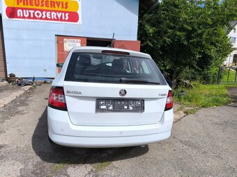 Zadní nárazník Škoda fabia 3 kombi bílá Candy - 2