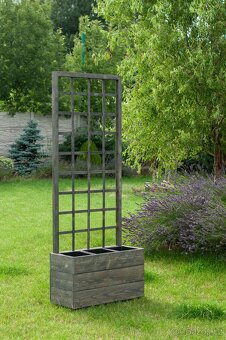 Truhlíky s treláží 80x35 cm - 2 ks ihned k odběru - 2