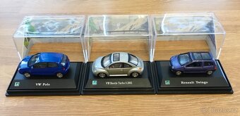 Modely aut 1:72 Cararama MGB, Mini Cooper, Renault,Volkswagn - 2