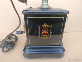 Velmi starý dánský telefon Jydsk, top zachovalý ks do sbírky - 2