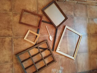 Dřevěné rámečky 6ks - 2