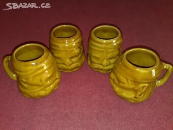 Keramické stylové hrnečky - 4 ks. - 2