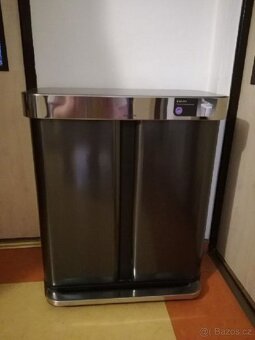 Pedálový odpadkový koš Simplehuman na tříděný odpad – 58l - 2