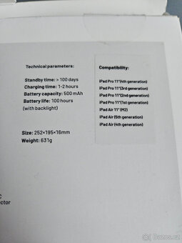 Fixed typee case pro Apple iPad 11" EN černá - 2