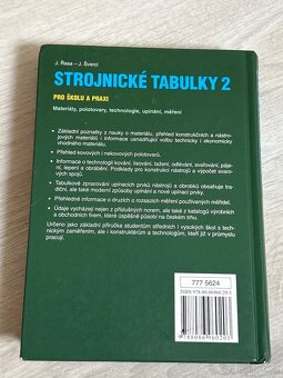 Učebnice: Strojírenské tabulky 2 (J. Řasa, J. Švecl) - 2
