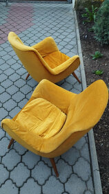 Retro skořepinová křesílka - 2