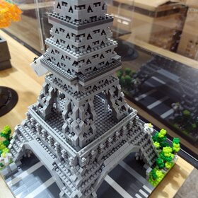 NOVÉ Stavebnice typu Lego - Eiffelova věž - 3858 kostek - 2