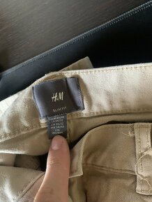 H&M béžové kalhoty - 2