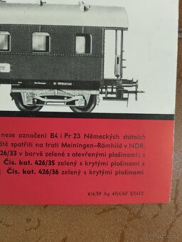 Historický prospekt PIKO modellbahn - 2