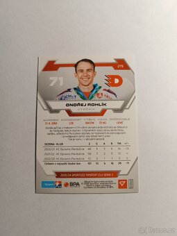 Hokejová kartička ELH Tipsport Ondřej Rohlík - 2