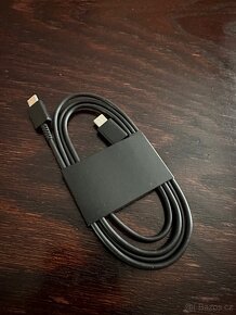 originální černý kabel samsung konektor: C na C - 2