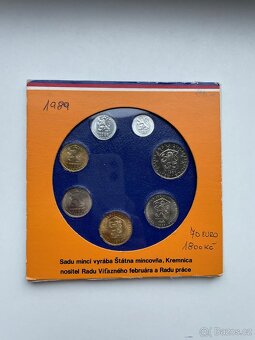 Sada oběžných mincí 1989 - 2