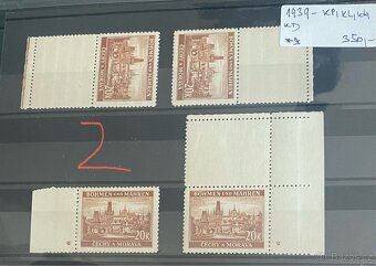 Známky - Protektorát Čechy a Morava - sestavy v zásobníkách - 2