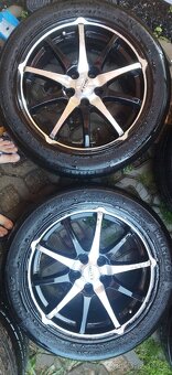 Znacka DOTZ Alukola R17 120x5 4 kusu vcetne letni pneu - 2